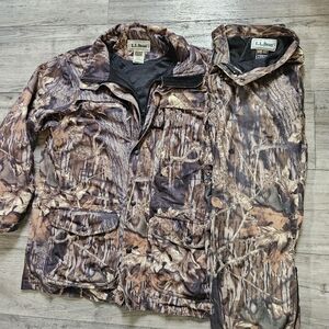 L.L. Bean Camo Jacket and Pants Set